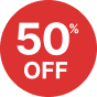 50% off