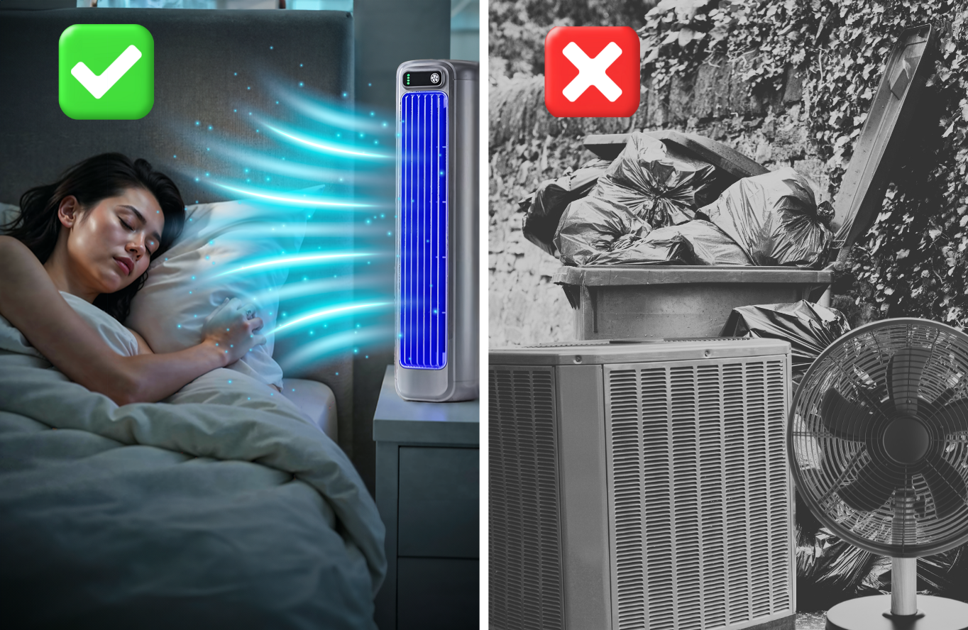 Vital Cooling Breeze vs traditional AC